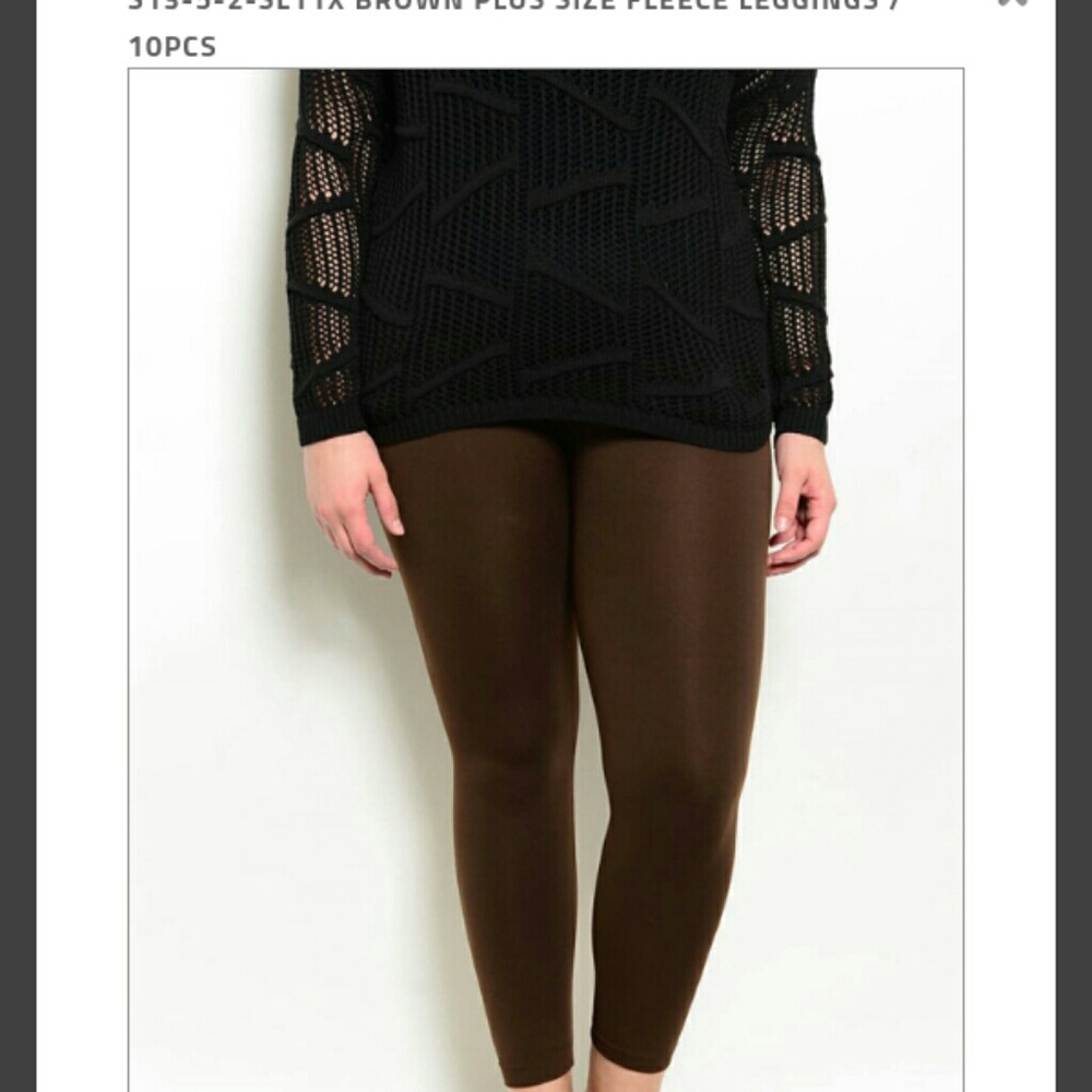 brown legging/tights new 2/10.00